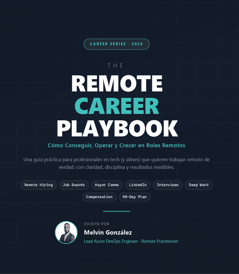 The Remote Career Playbook